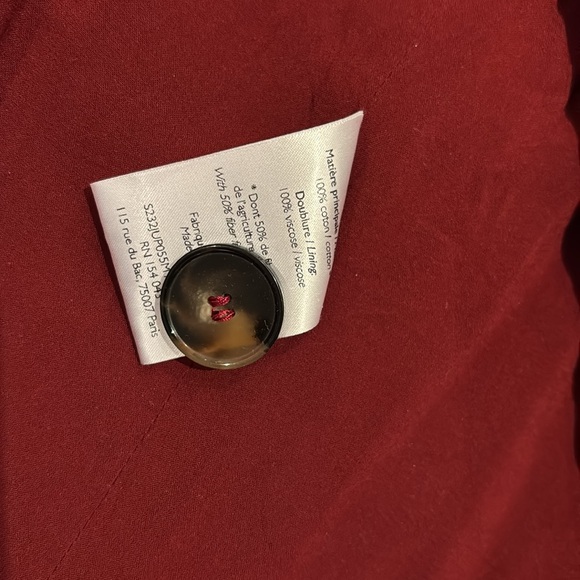 Sezane Terracotta Rosalba Corduroy Pencil Skirt - Picture 8 of 10